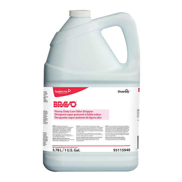 Diversey 95115940 1 gal Bravo Floor Stripper Heavy Duty Low Odor