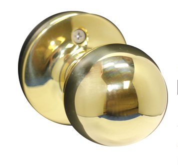 Pamex Southgate Half-Dummy Door Knob Trim in Polished Brass