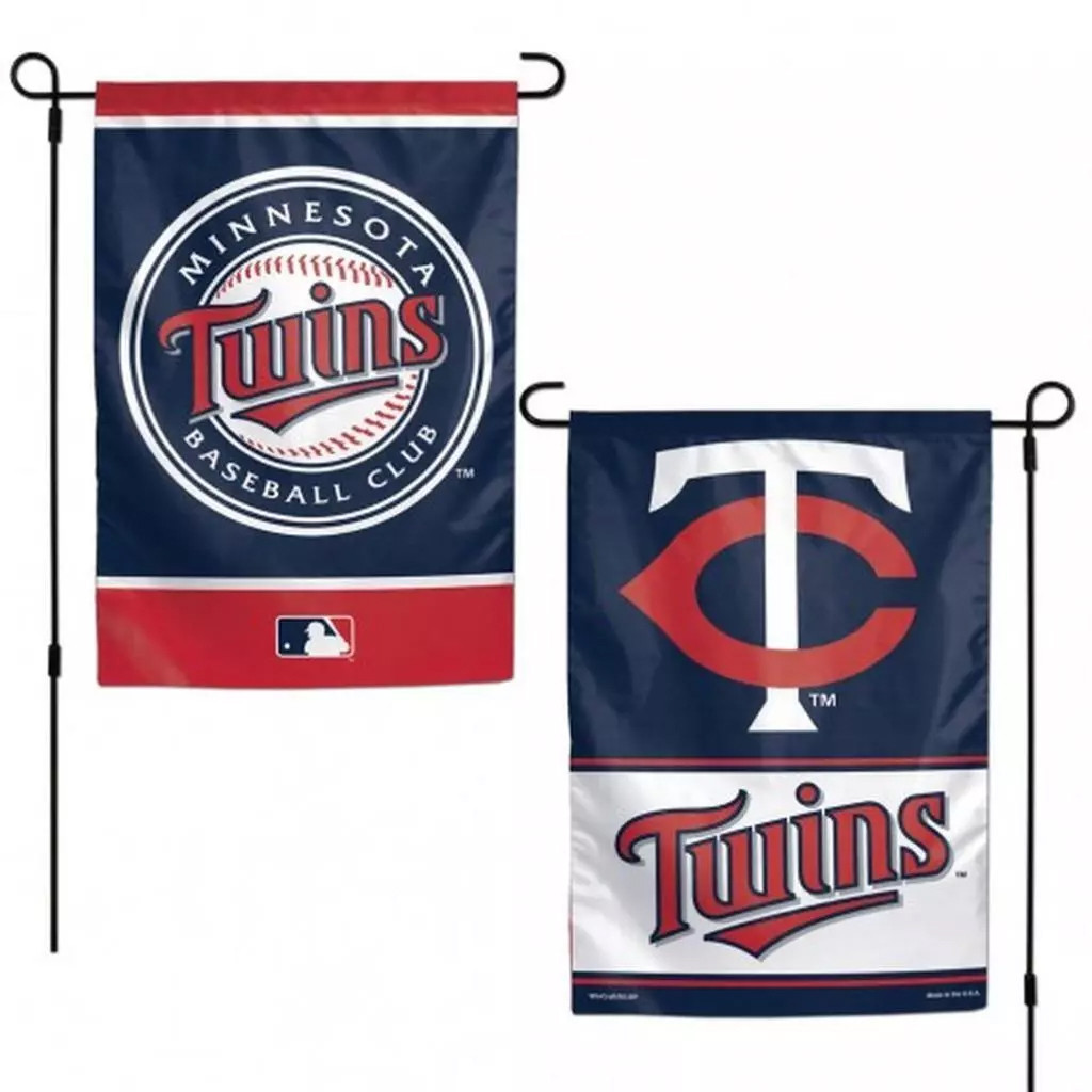 WinCraft MLB Minnesota Twins Flag 12" x 18" Garden Style Double Sided Flag