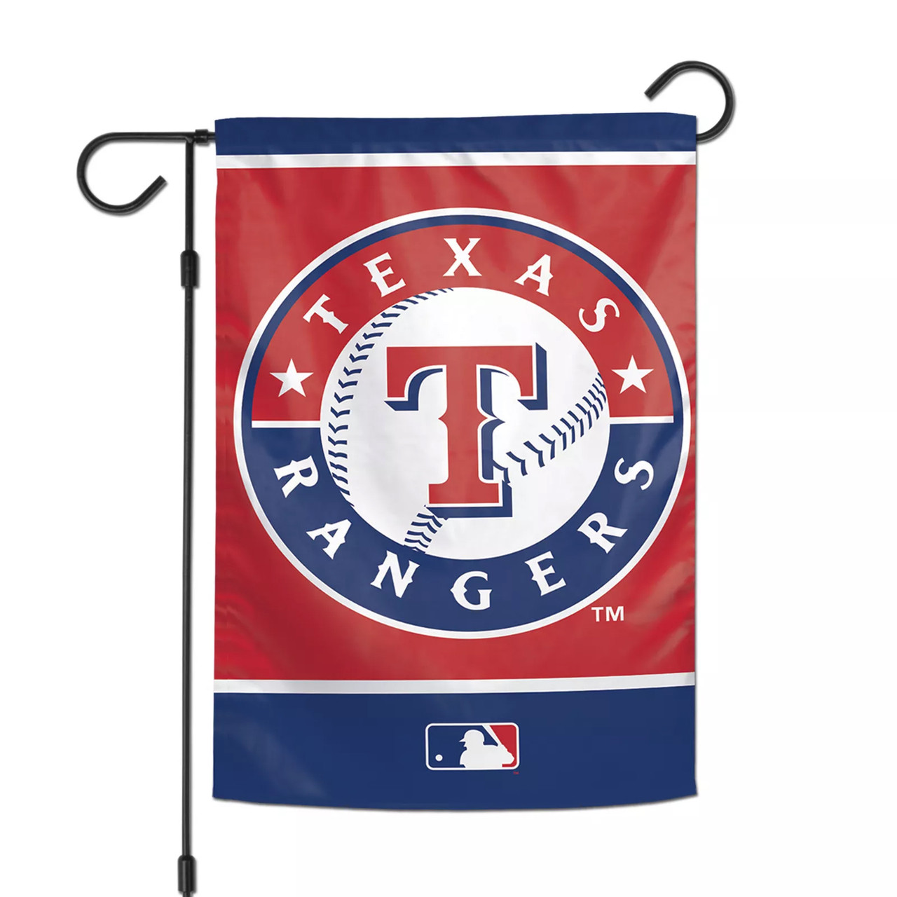 WinCraft MLB Texas Rangers Flag 12" x 18" Garden Style Double Sided Flag