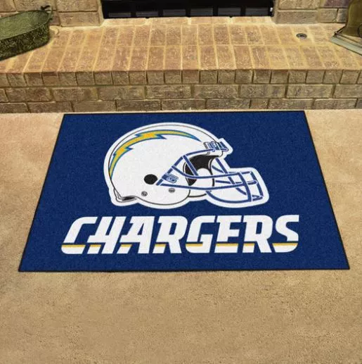NFL Los Angeles Chargers Floor Mat Rug, 19" x 30"