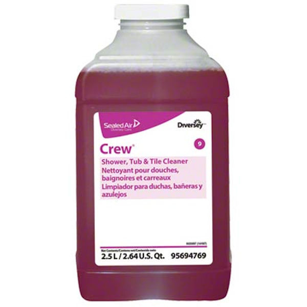 Diversey Crew Tile & Shower Cleaner, Fresh - 2 PK (2.5 L Bottles)