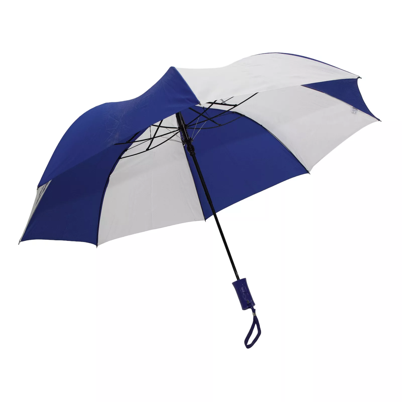 MLB Los Angeles Dodgers Baseball Sporty 2-Tone Auto Open Umbrella in Blue/White