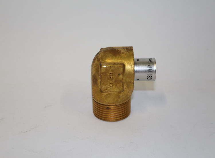 Uponor D4153263 MultiPress Manifold R32 x 5/8 in Elbow Adapter, Case of 10