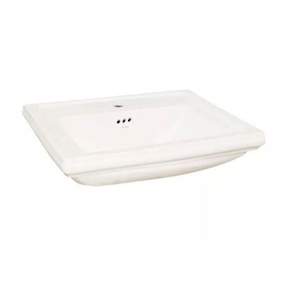 Rohl FE2370BS 24-3/8" Undermount Bathroom Sink with 1 Hole Drilled in Biscuit