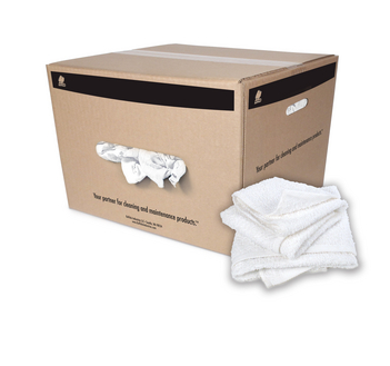 Buffalo Industries 25 lbs. Jumbo Turkish Toweling cloth Rags Box