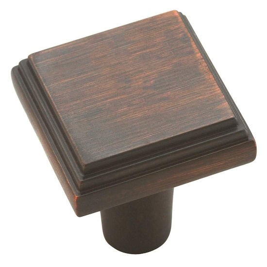 Amerock BP26117-ORB Manor 1-Inch Diameter Knob - Oil Rubbed Bronze