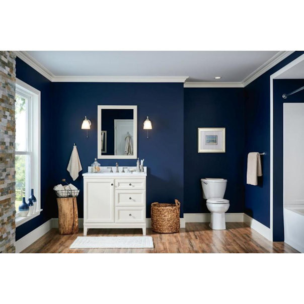 Diamond FreshFit Calhoun 36-in White Bathroom Vanity Cabinet -(New Damaged Box)