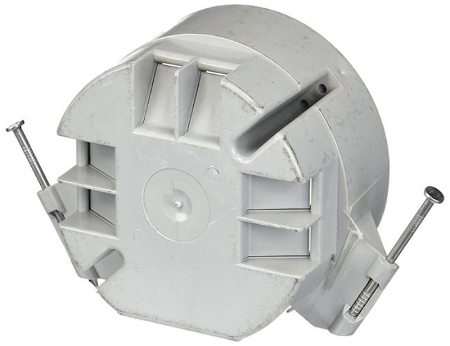 Hubbell-Raco 7824RAC 4" Round Ceiling Box with Captive Nails