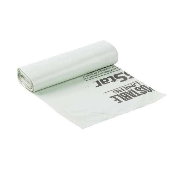 Pitt Plastics Compostable Liners, 1-mil, 38" x 58", Green, Box Of 100