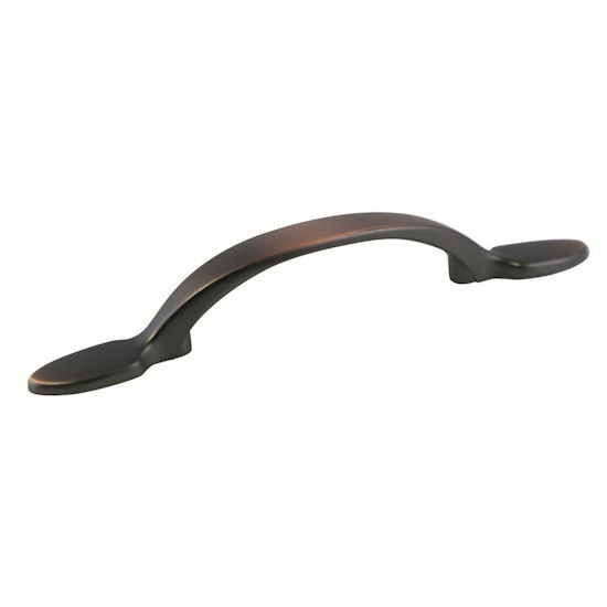 Design House 564724 Deco Cabinet Pull 3" Hole Center, Bronze, Case of 5