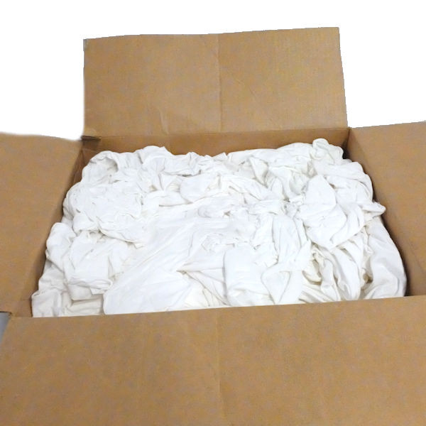 Trimaco 22 lb. T-Shirt Knit Painter's Rags in Smooth White