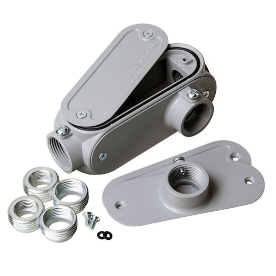 Hubbell UCB0100 10-In-1 Universal 1" Conduit Outlet Body