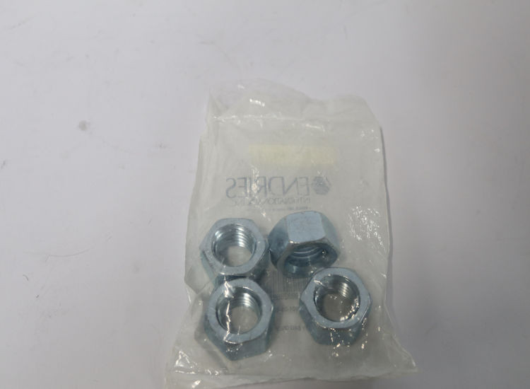 Endries International ENAF9 7/8-9 Zinc Hex Full Nut, Pack of 4