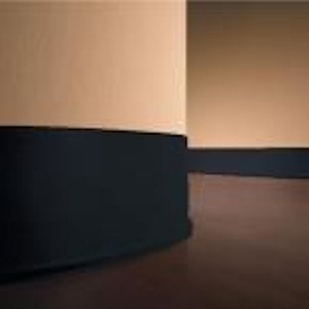 Roppe H140LA5P100 Black 4 in. x 48 in. x .080 in. Vinyl Wall Base, Case of 16