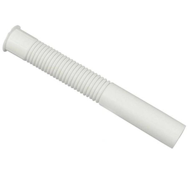 Lincoln Products 108397 Flex Drain Tailpiece 1/2 in x 12 in, White