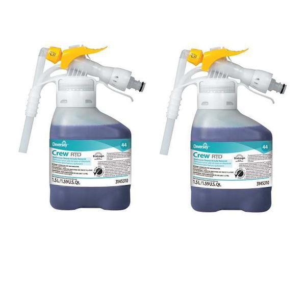 Diversey Crew Restroom Scale Remover - Pack of 2 / 1.5 L