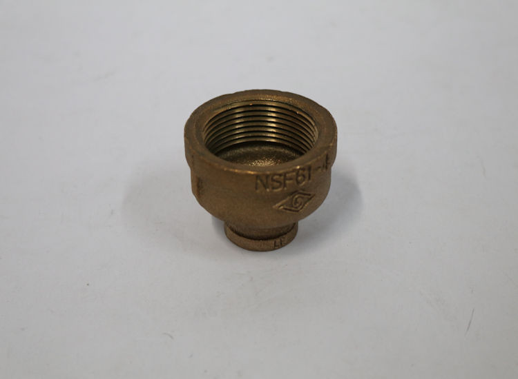 ProFlo IBRLFRCJD 1-1/2 X 1/2 Brass Reducer Coupling, Pack of 20