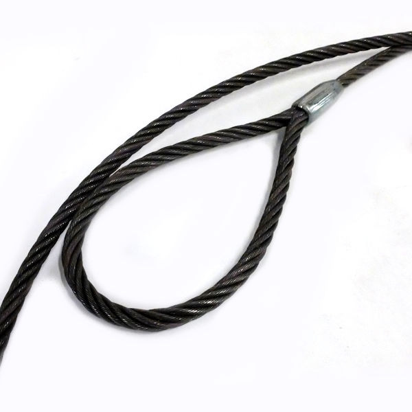 Liftall 6 ft. Wire Rope Sling 3/8 in x 6-FT - LZ38EESCHX6