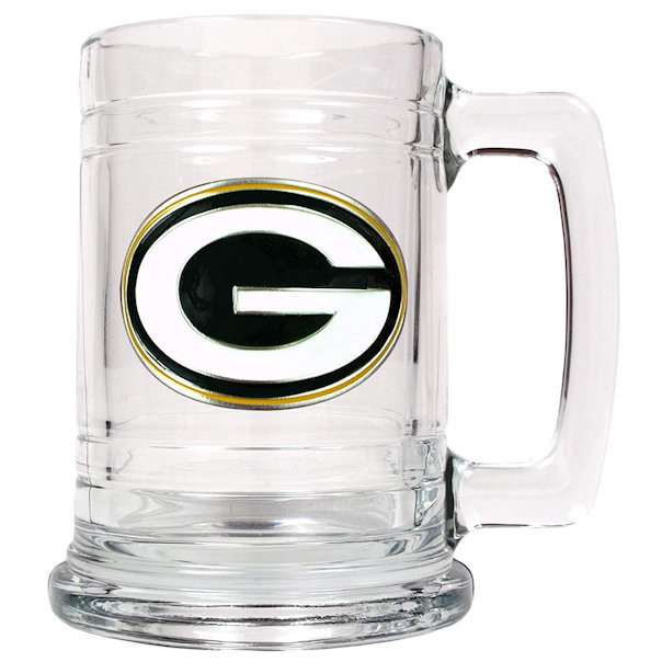 NFL Green Bay Packers 15 oz Glass Tankard