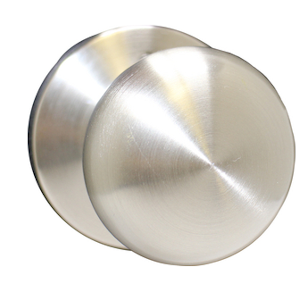 Pamex Bristol Half Dummy Door Knob Trim in Satin Nickel