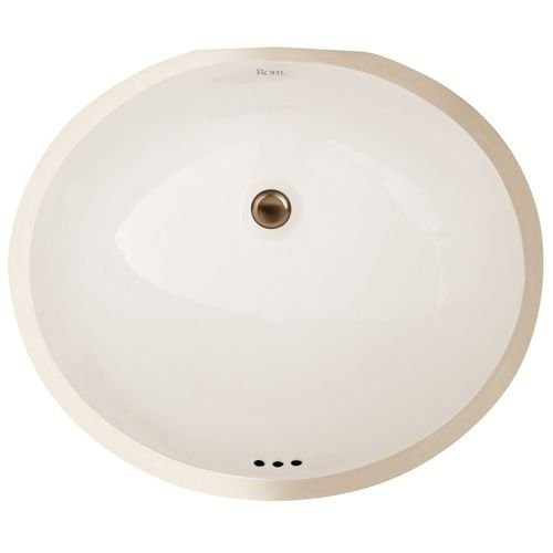 Rohl FE2081 20-1/8" Undermount Bathroom Sink, Biscuit