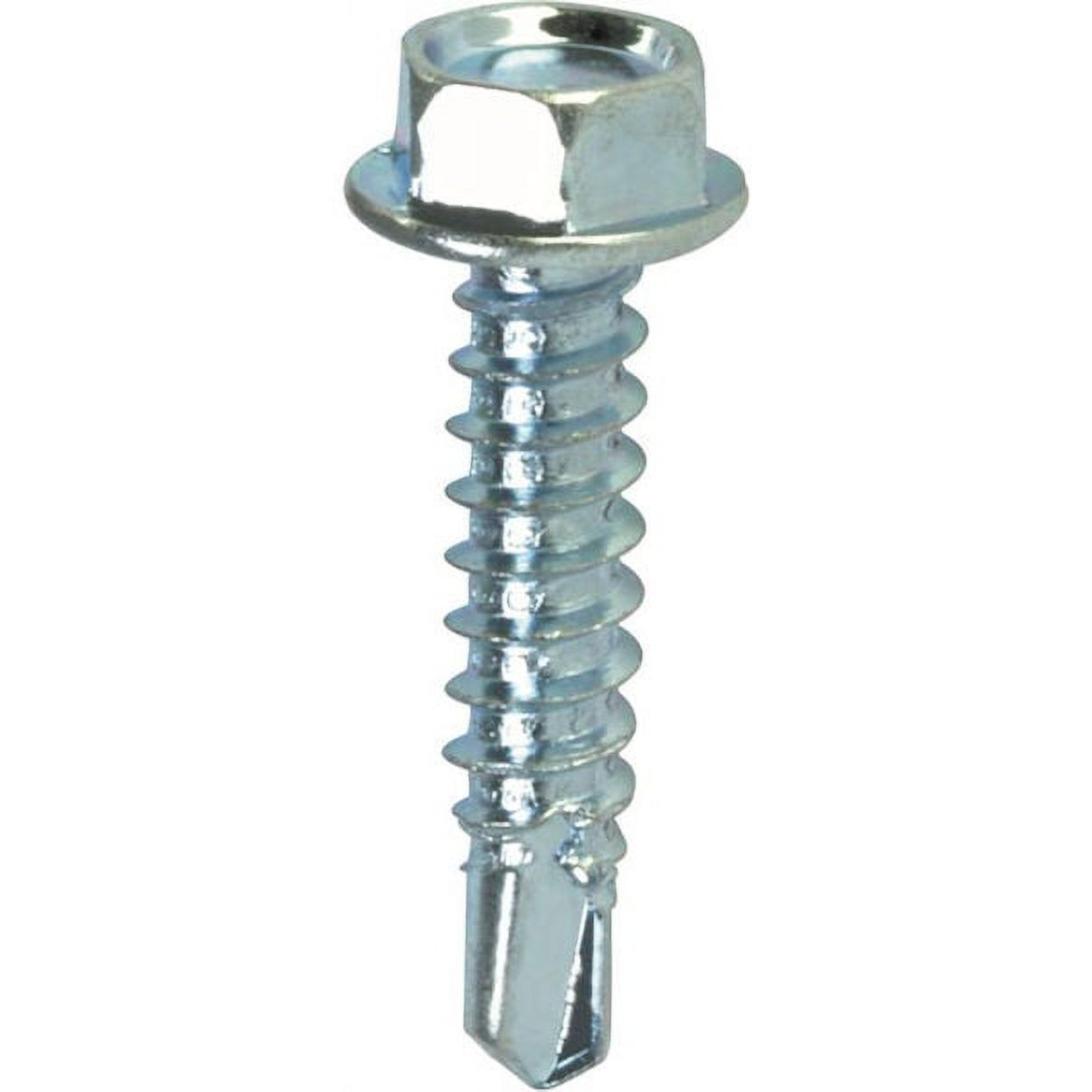 Endries 10-16X1 HX/W/HD Tek Screw 3 Point Hex  or Rohs Compliant Zinc 100/pk