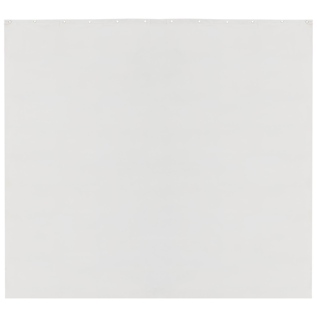 San Suede Heavy 10 Gauge Vinyl Shower Curtain in White Embossed Pebble, 72 x 72