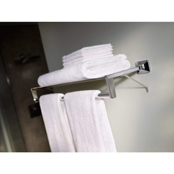 Franklin F1454,18-Inch Towel Shelf with Bar and Support Braces(New Damaged Box)
