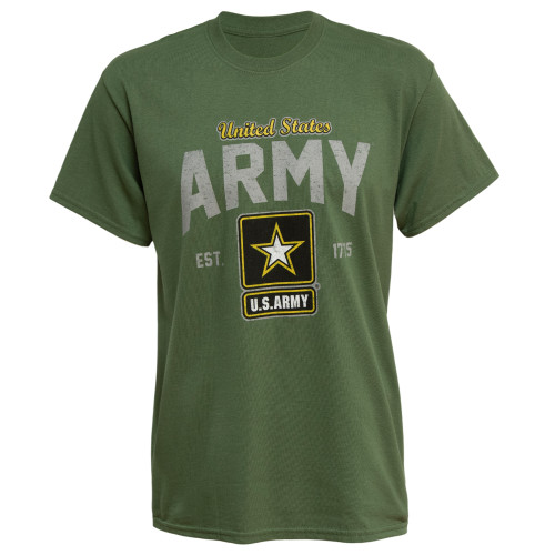 Joe Blow Officially Licensed United States Army Men's Short Sleeve T-Shirt, L