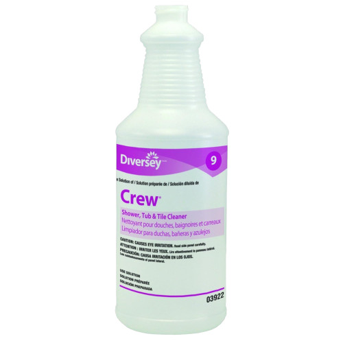 DIVERSEY Crew Shower, Tub & Tile Cleaner 946 mL Empty Bottles 903922, 12 Pack