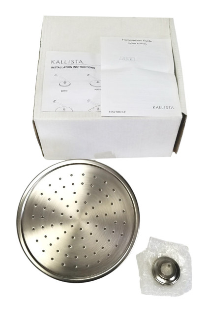 Kallista 2.5 GPM Michael S Smith Raindome Showerhead Brushed Nickel, P21540-00