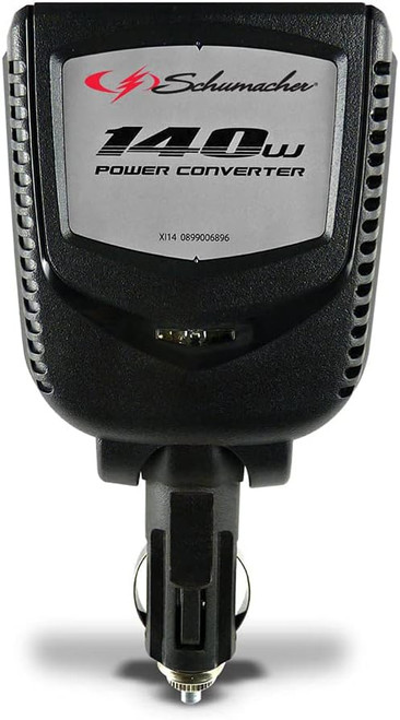 Schumacher XI14 140 Watts Vehicle Power Converter - Black