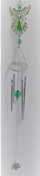 Birthstone Angel Wind Chime in May