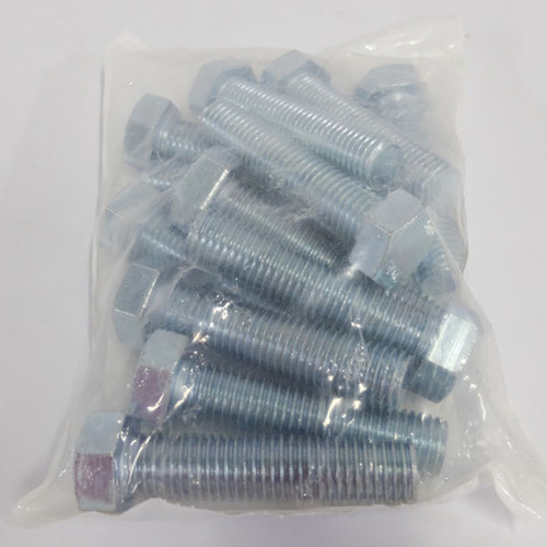 Endries International 3/4-10 x 4-1/2 Zinc Hex Head Tap Bolt - 12 Pack