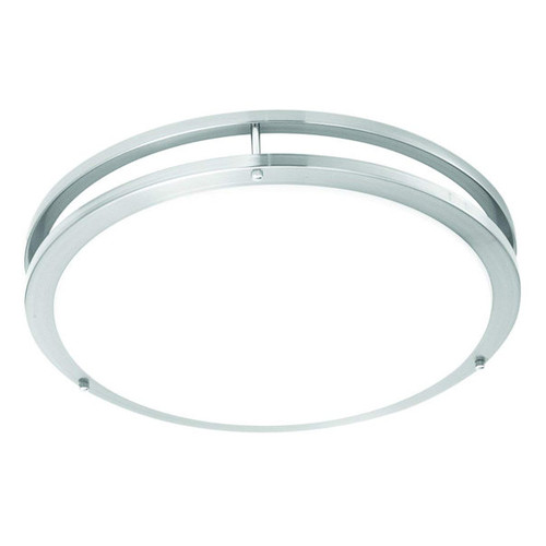 Thomas Lighting 2-Light Brushed Nickel Indoor Fluorescent Ceiling Flush Mount