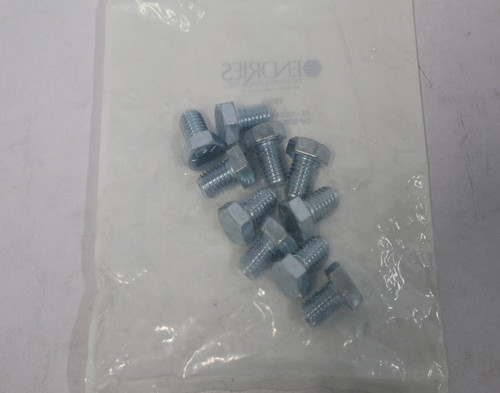 Endries International 1/2-13X3/4 Grade 5 Hex Head Cap Screw - 10 Pack