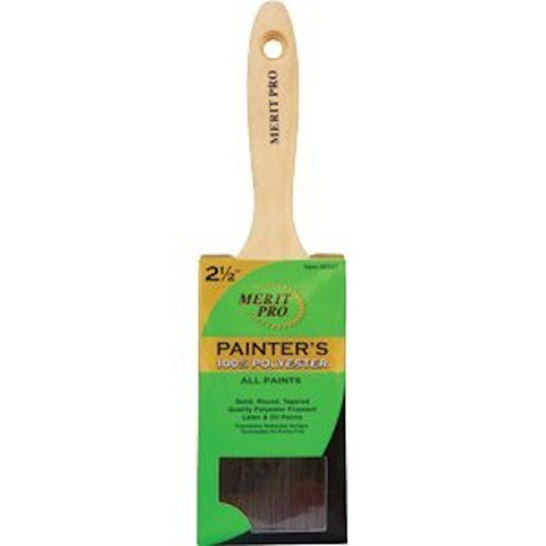 MERIT PRO 00347 2-1/2" Painter's Professional Beavertail Brush