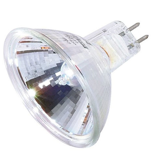 Satco S1996 20 Watt MR16 Halogen 12 Volt Clear FL 36 Beam Pattern Light Bulb