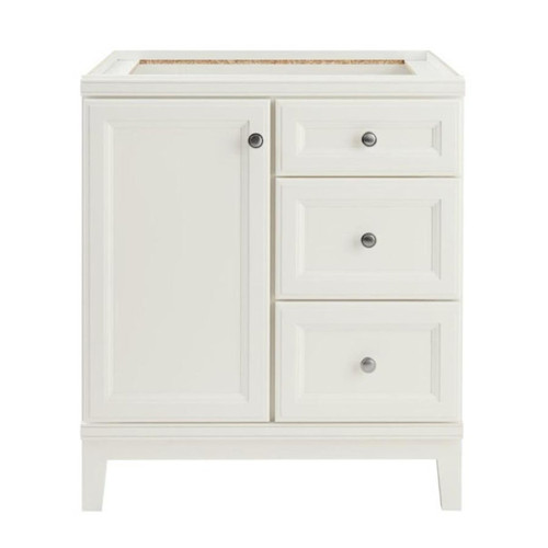 Diamond FreshFit Calhoun 30-in White Bathroom Vanity Cabinet (New Damaged Box)