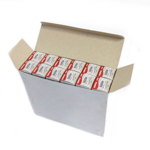 Satco S3105 500W 9500 Halogen Double Ended R7S Base Clear Light Bulb - 12 Pack