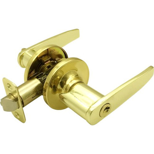 Design House 787499 Delavan Entry Lever, Polished Brass