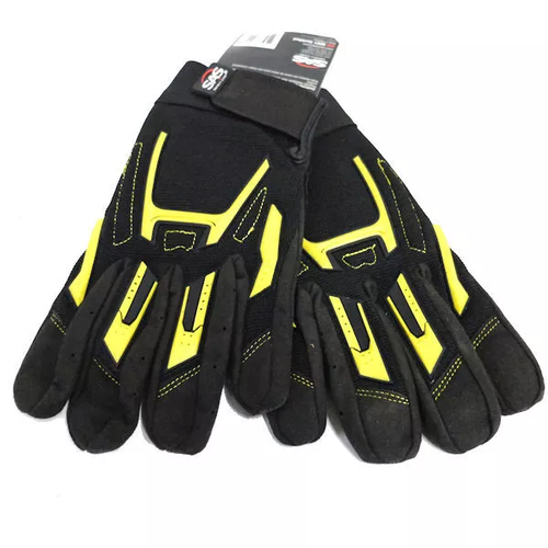 SAS Safety Resistant Grip Palm Gloves in Black - M