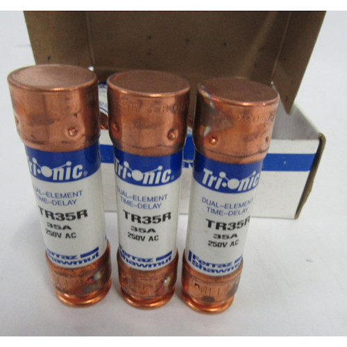 Mars 82039 Cartridge Fuse 35 AMP 250V, QTY 10