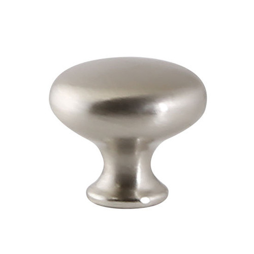 Design House Mushroom Cabinet Knob 1.25" In Satin Nickel, Case of 25