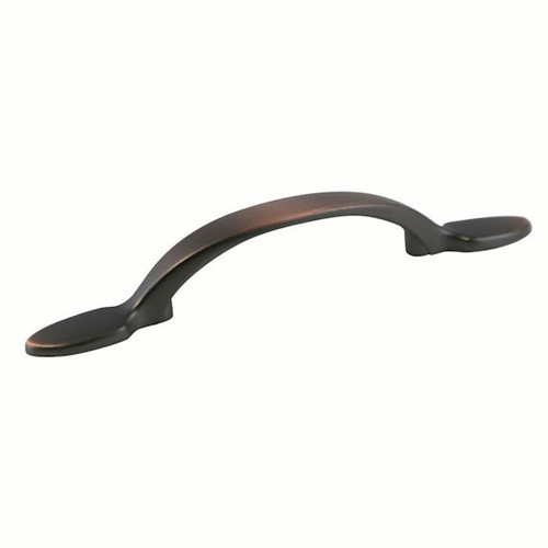 Design House 564724 Deco Cabinet Pull 3" Hole Center, Bronze, Case of 5
