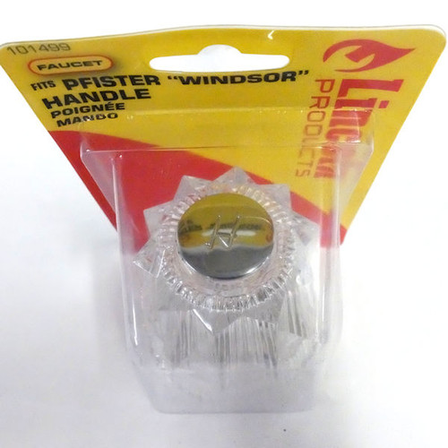 Lincoln Products Windsor Handle for Pfister Windsor w/ Hot & Cold Buttons