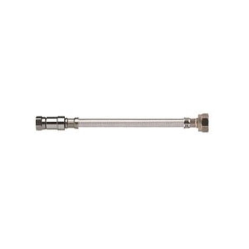 Watts 16 in. Stainless Steel Braided Water Supply Faucet Connector 3/8" X 1/2"
