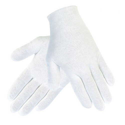 Memphis 8600C Cotton Inspector Gloves Reversible, 12 Per Pack