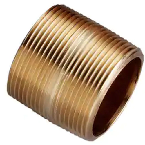 3 x 24 in. MNPT Global Brass Nipple GBRNM24